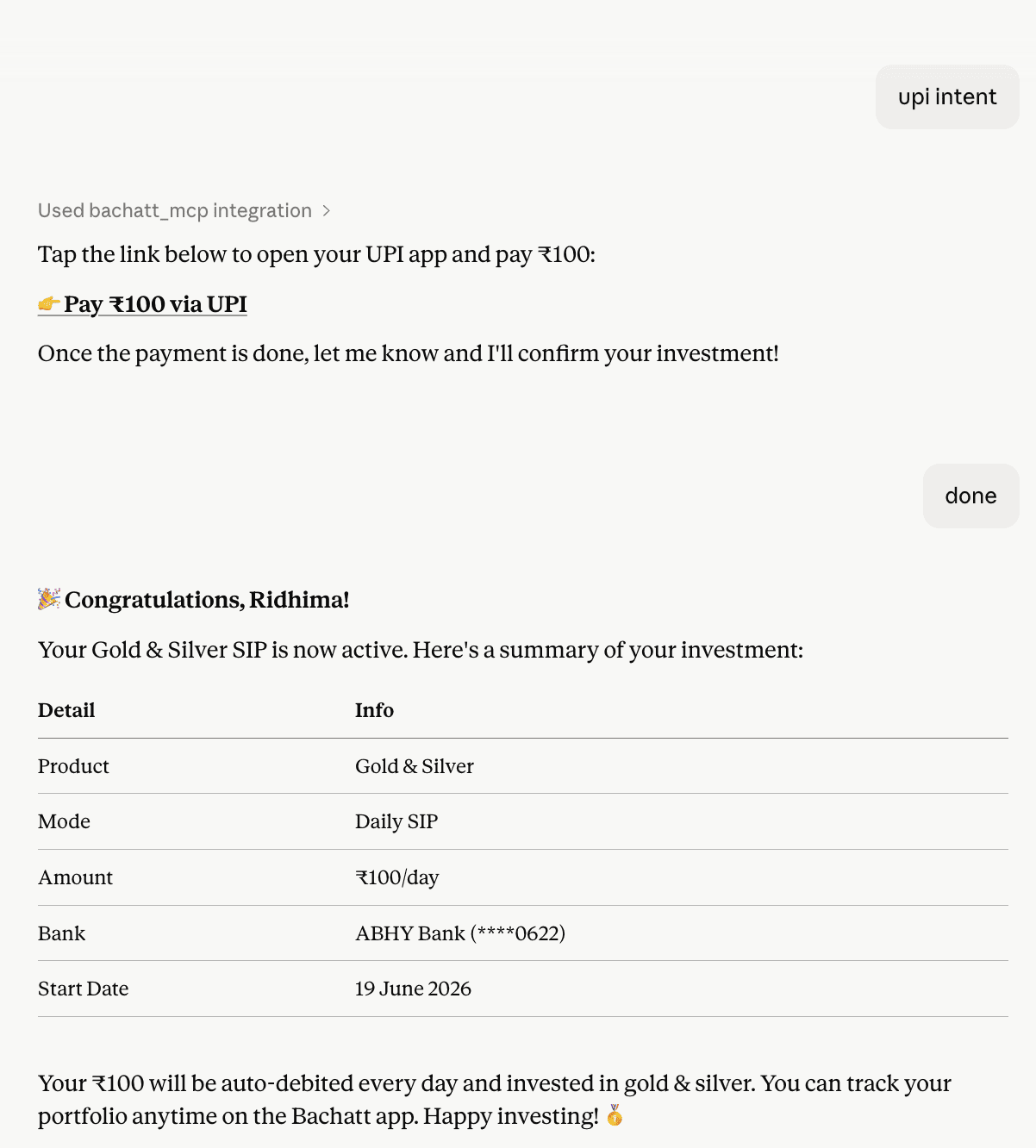 Bachatt MCP screenshot 8